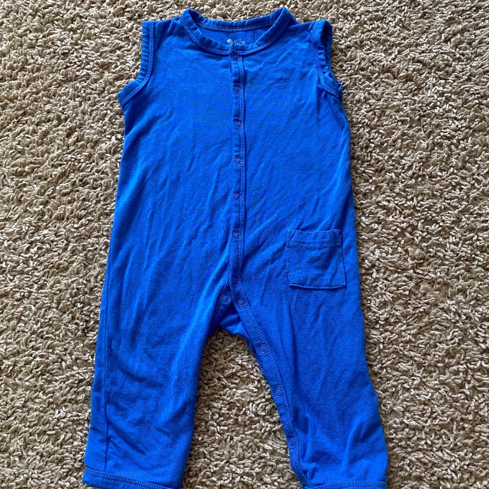 Kyte Baby Lagoon Snap Sleeveless Romper Sz.3-6 months